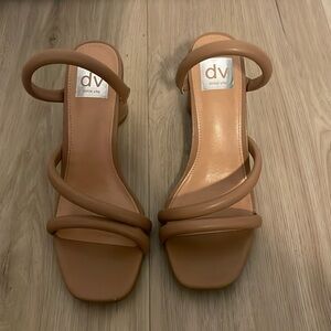 Dolce vita nude block heels